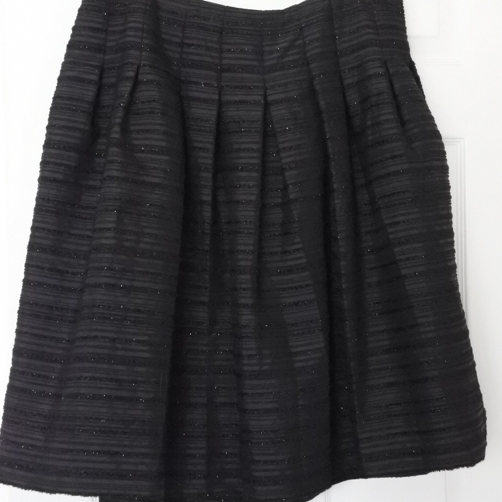 Talbots Women Beaded Black Skirt